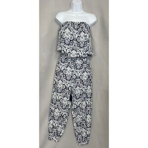 Blue Island Women's Swim Cover Jumpsuit Sz Medium